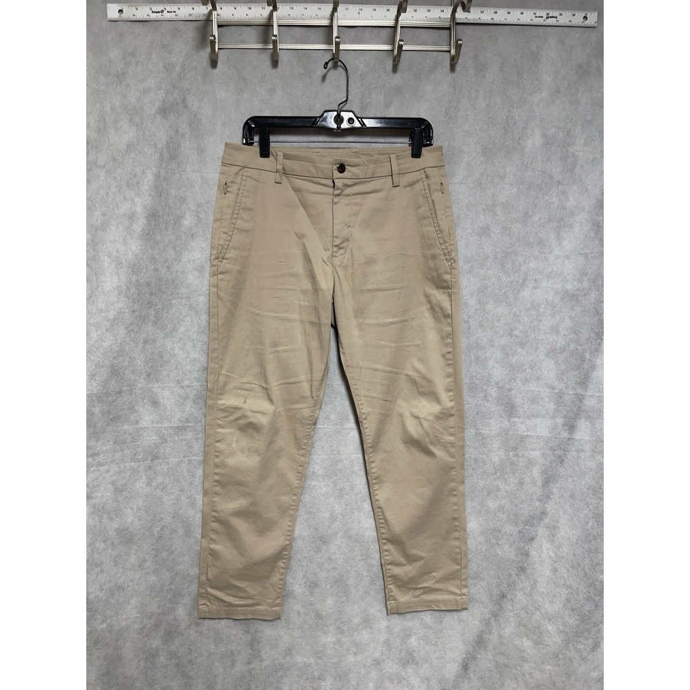 Birddogs Pants Men's 32x28 Beige Performance Chino Golf Tech Active Versatile - Picture 2 of 12